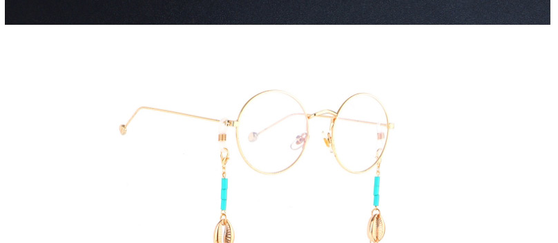  Gold Metal Thousand Flower Shell Conch Glasses Chain,Sunglasses Chain