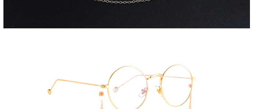  Gold Non-slip Metal Five-star Pearl Rhinestone Glasses Chain,Sunglasses Chain