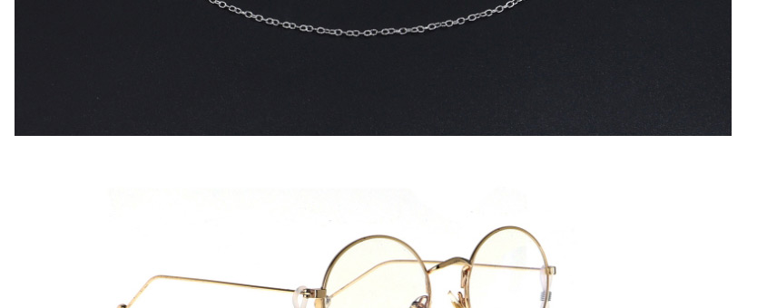  Silver Eye Round Chain Anti-lost Metal Glasses Chain,Sunglasses Chain