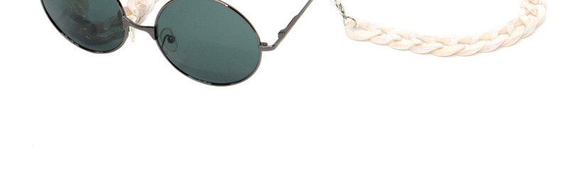  White Acrylic Leopard Fine Chain Glasses Chain,Sunglasses Chain