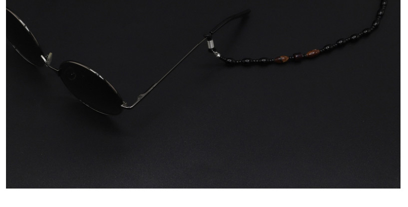  Black Non-slip Beaded Glasses Chain,Sunglasses Chain