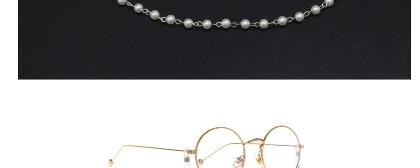  Silver Chain Pearl Shell Glasses Chain,Sunglasses Chain