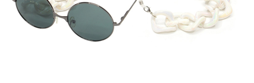  White Acrylic Leopard Fine Chain Glasses Chain,Sunglasses Chain