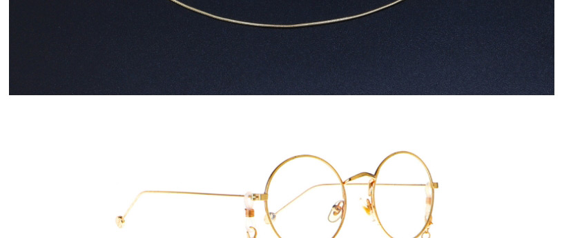  Gold 1.2mm Rhinestone Butterfly Glasses Chain,Sunglasses Chain