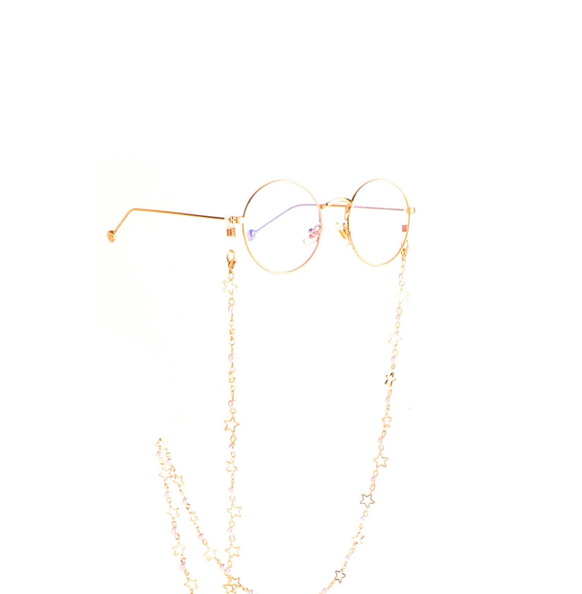  Gold Copper Pearl Star Glasses Chain,Sunglasses Chain