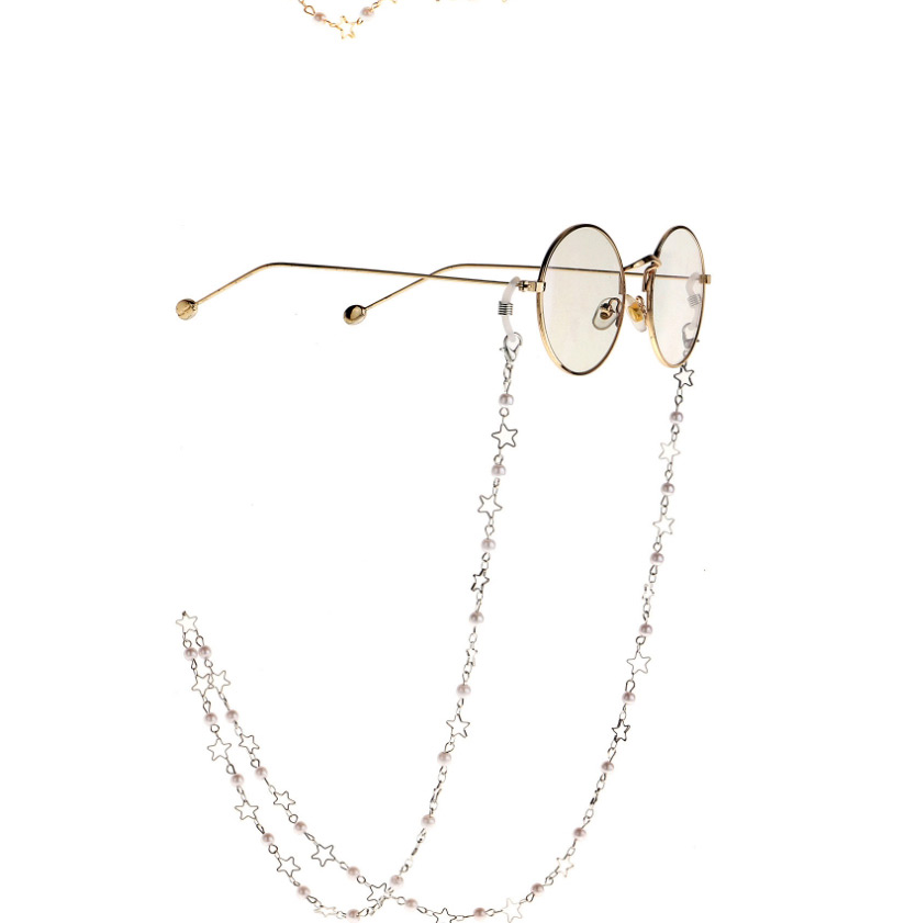  Gold Copper Pearl Star Glasses Chain,Sunglasses Chain