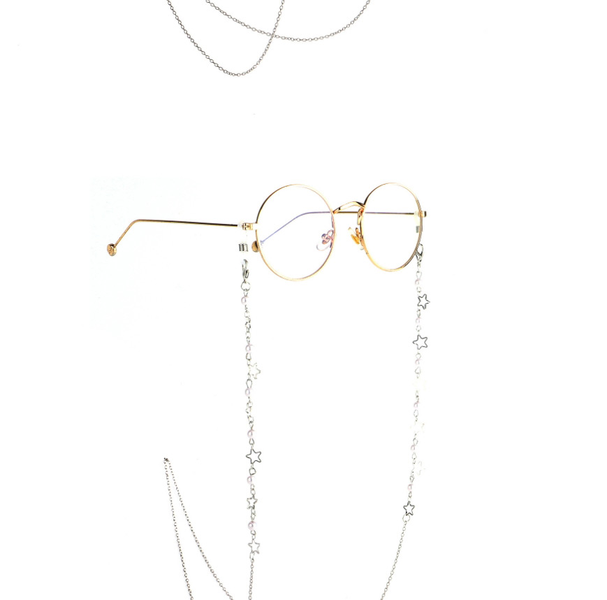  Gold Pearl Star Anti-skid Glasses Chain,Sunglasses Chain