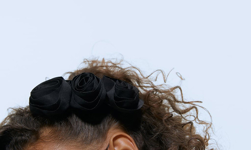  Black Rose Hair Comb,Hairpins