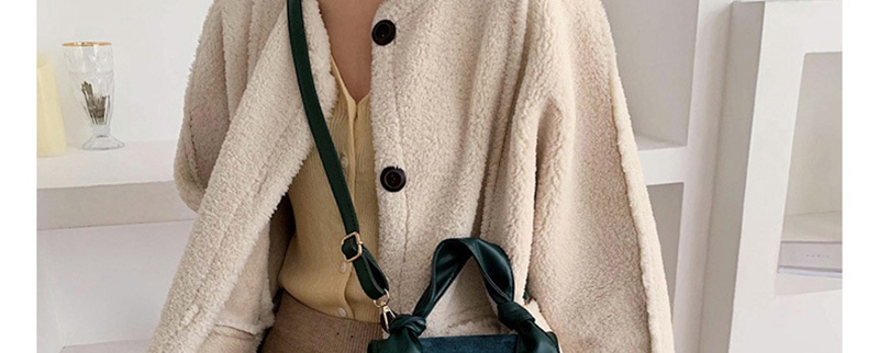  Khaki Crocodile Pattern Shoulder Bag,Handbags