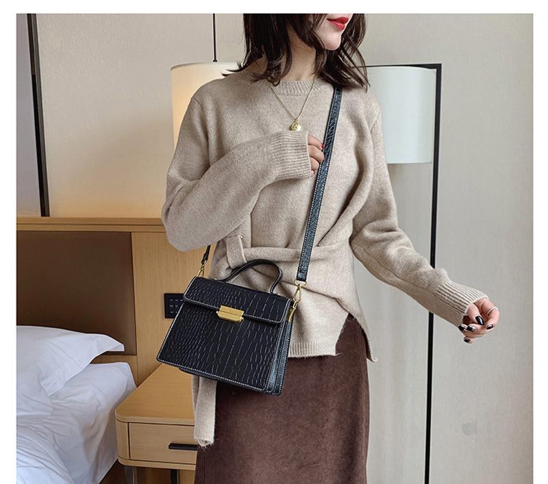 Fashion Coffee Color Stone Pattern Shoulder Bag Small Shoulder Bag,Handbags
