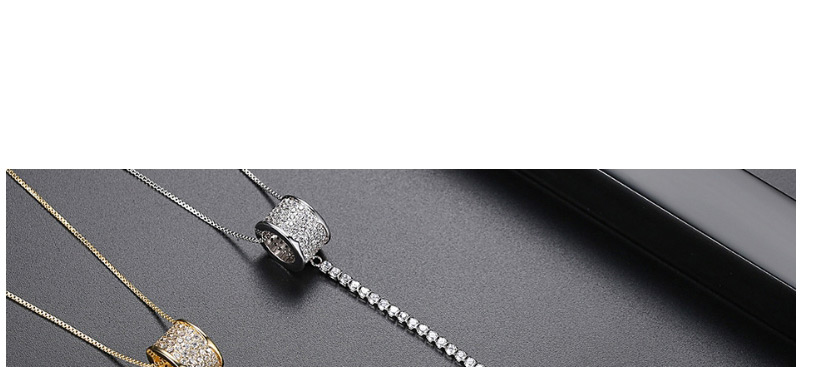 Fashion 18k Gold Pearl Copper Inlay Zircon Necklace,Necklaces