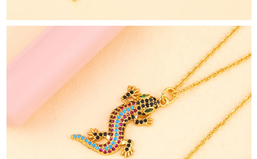 Fashion Lizard Medallion Mermaid Necklace,Necklaces