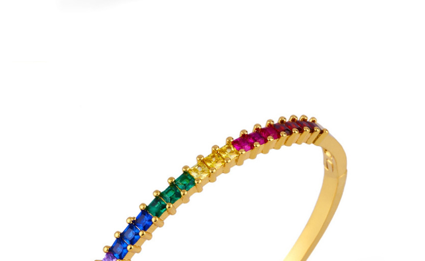 Fashion Gold Full Diamond Plated Gold Bracelet,Bracelets
