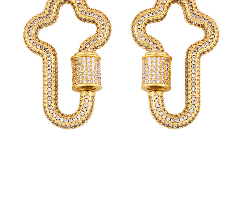 Fashion Gold Cross-studded Accessories,Jewelry Findings & Components