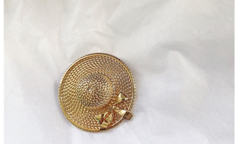 Fashion Gold Pearl Leaf Flower Chain Brooch,Korean Brooches