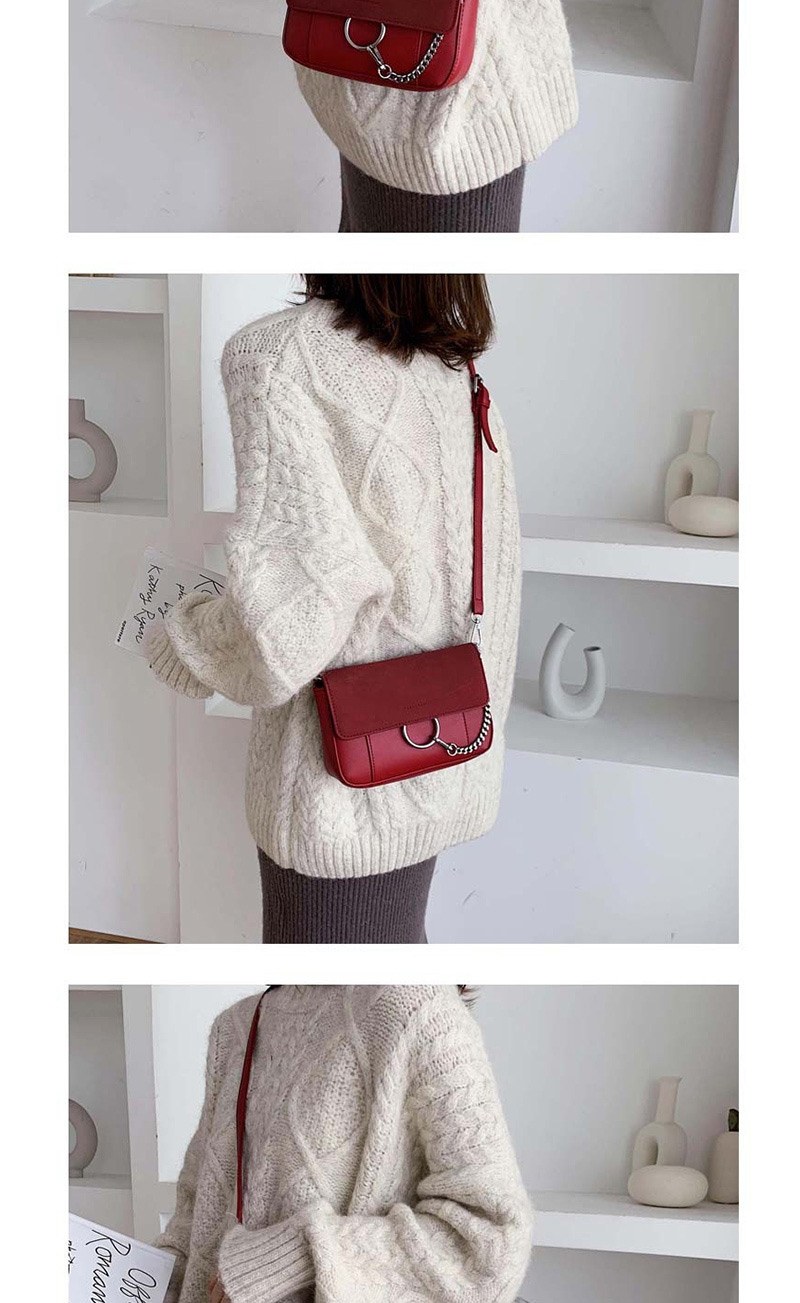 Fashion Red Chain Shoulder Messenger Bag,Shoulder bags