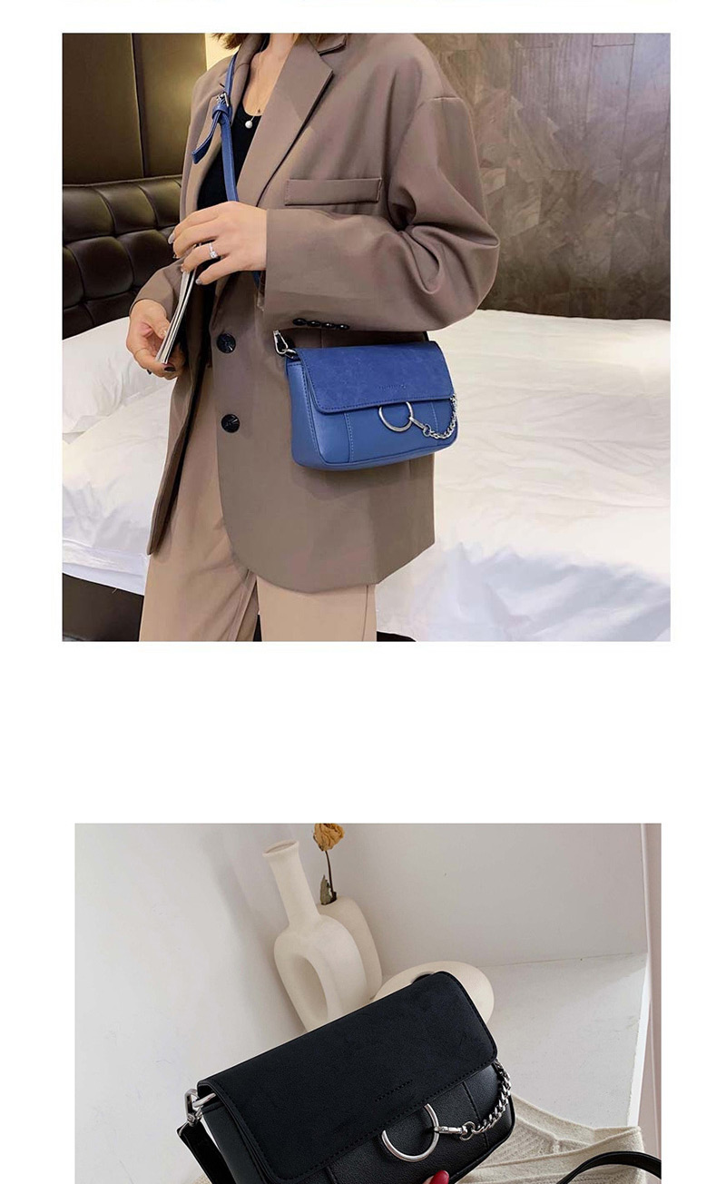 Fashion Blue Chain Shoulder Messenger Bag,Shoulder bags