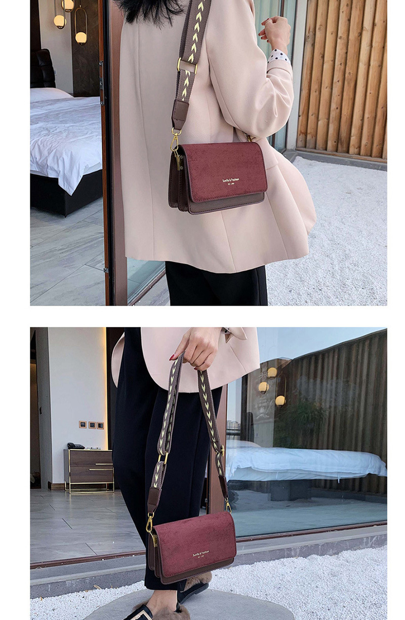 Fashion Black Wide Shoulder Strap Shoulder Messenger Bag,Shoulder bags