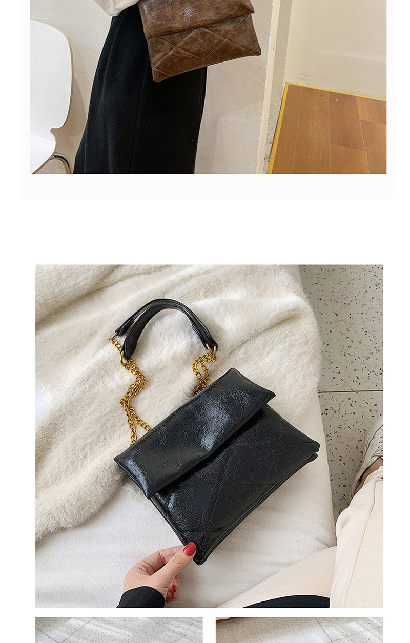 Fashion Black Grids Pattern Shoulder Bag,Shoulder bags