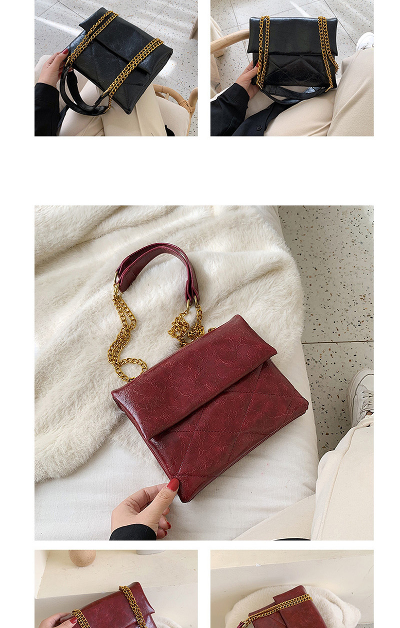 Fashion Brown Grids Pattern Shoulder Bag,Shoulder bags