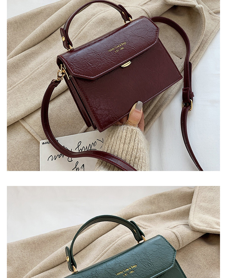 Fashion Green Lock Letter Breeze Shoulder Bag,Handbags