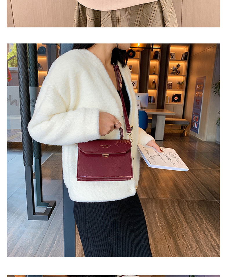 Fashion Red Lock Letter Breeze Shoulder Bag,Handbags