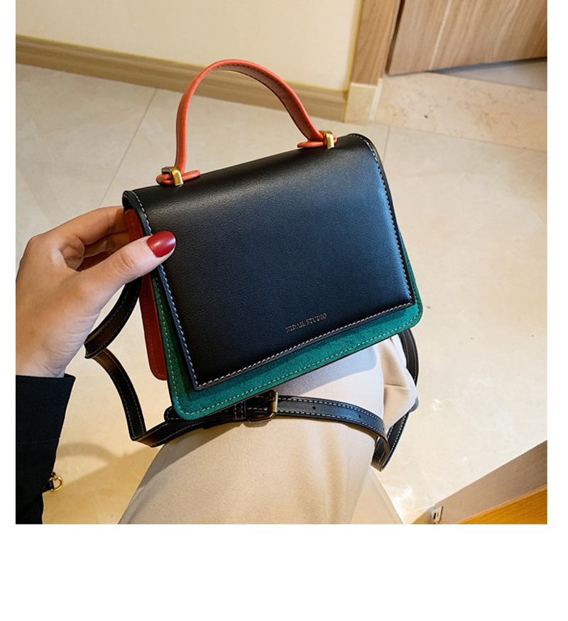 Fashion Black Chain Shoulder Portable Messenger Bag,Handbags