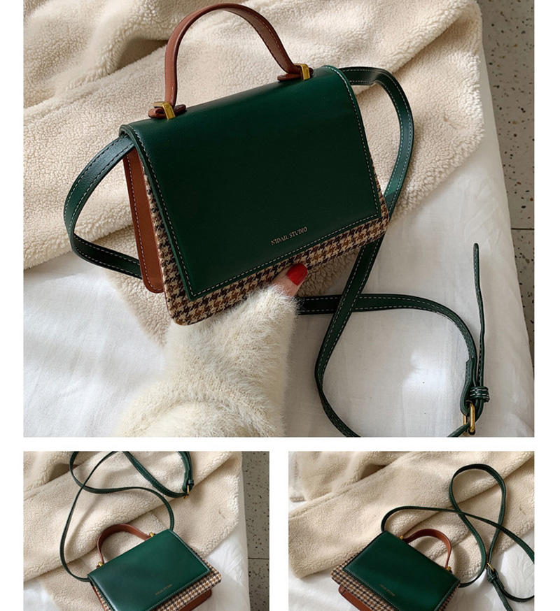 Fashion Black Chain Shoulder Portable Messenger Bag,Handbags