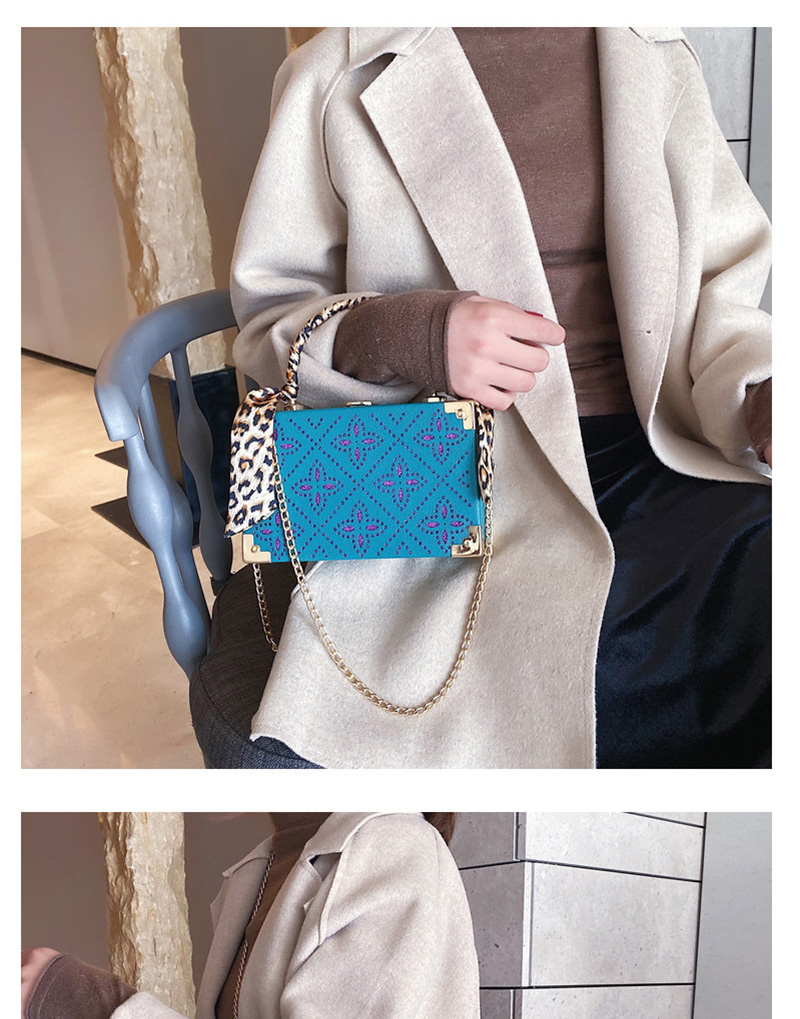 Fashion Blue Chain Hand Shoulder Shoulder Bag,Handbags