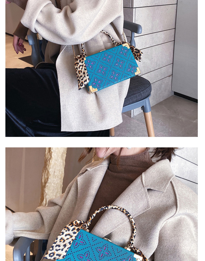 Fashion Blue Chain Hand Shoulder Shoulder Bag,Handbags