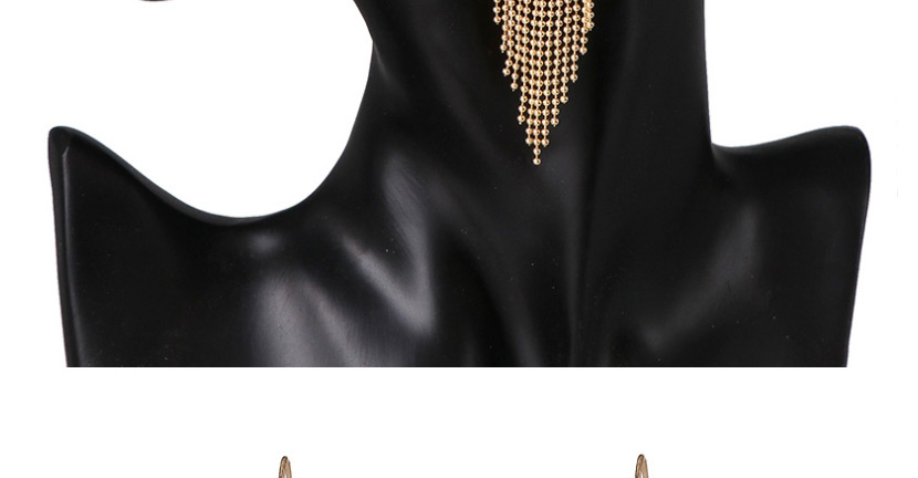 Fashion Gold Irregular Tassel Earrings,Drop Earrings