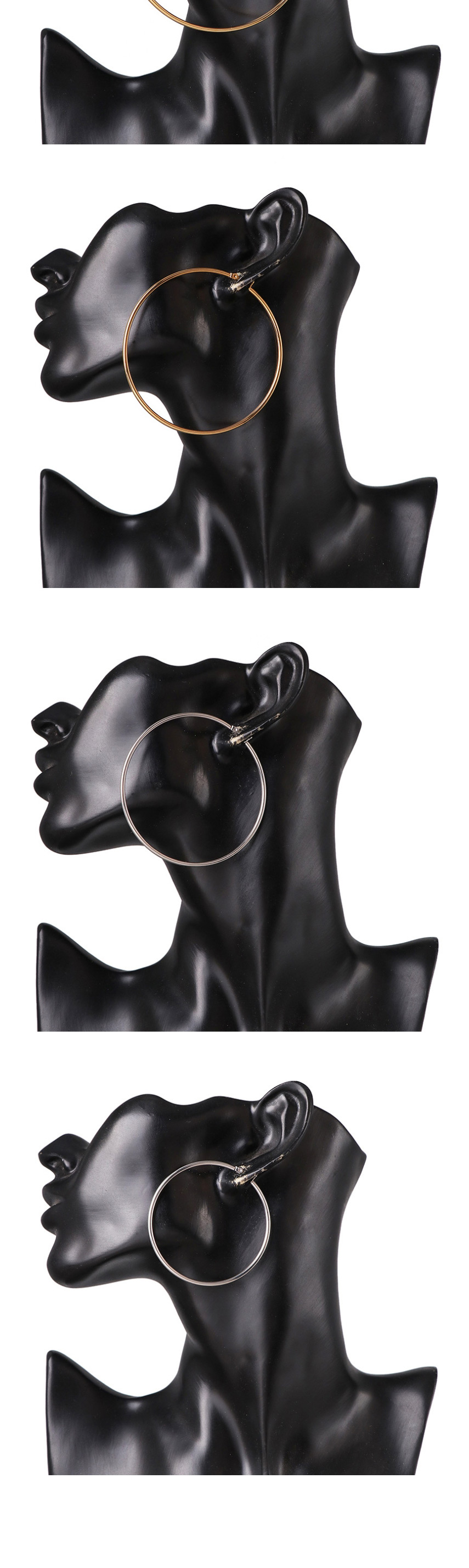 Fashion 2.5cm Gold Circle Earrings,Hoop Earrings