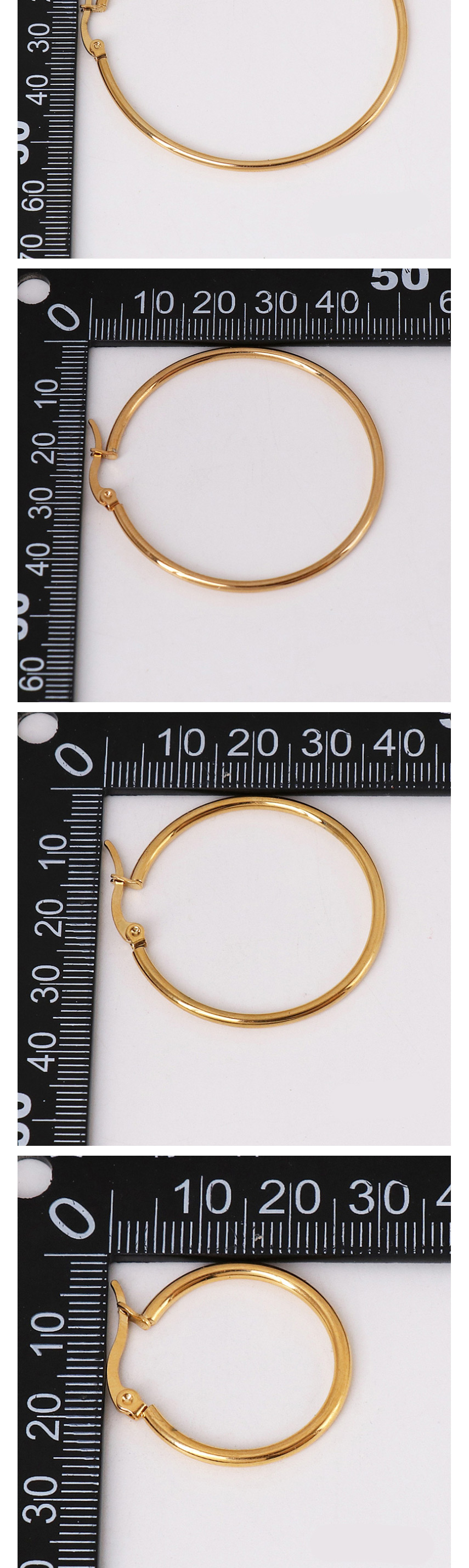 Fashion 2.5cm Silver Circle Earrings,Hoop Earrings