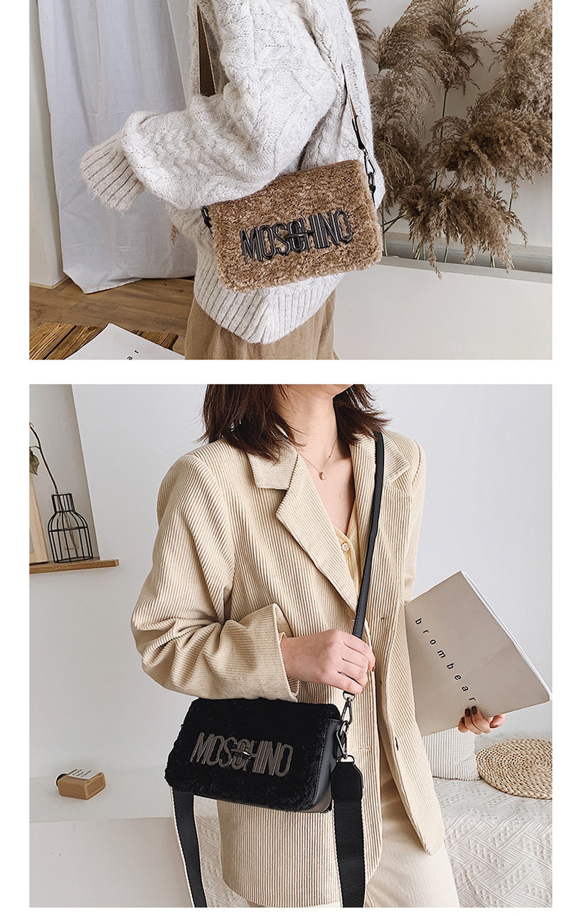 Fashion Black Contrast Shoulder Shoulder Bag,Shoulder bags