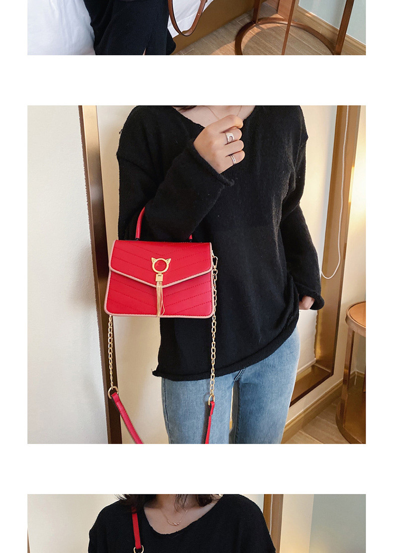 Fashion Red Chain Hand Shoulder Shoulder Bag,Handbags