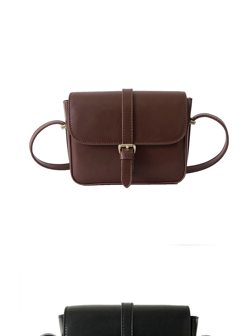 Fashion Caramel Belt Buckle Shoulder Messenger Bag,Shoulder bags