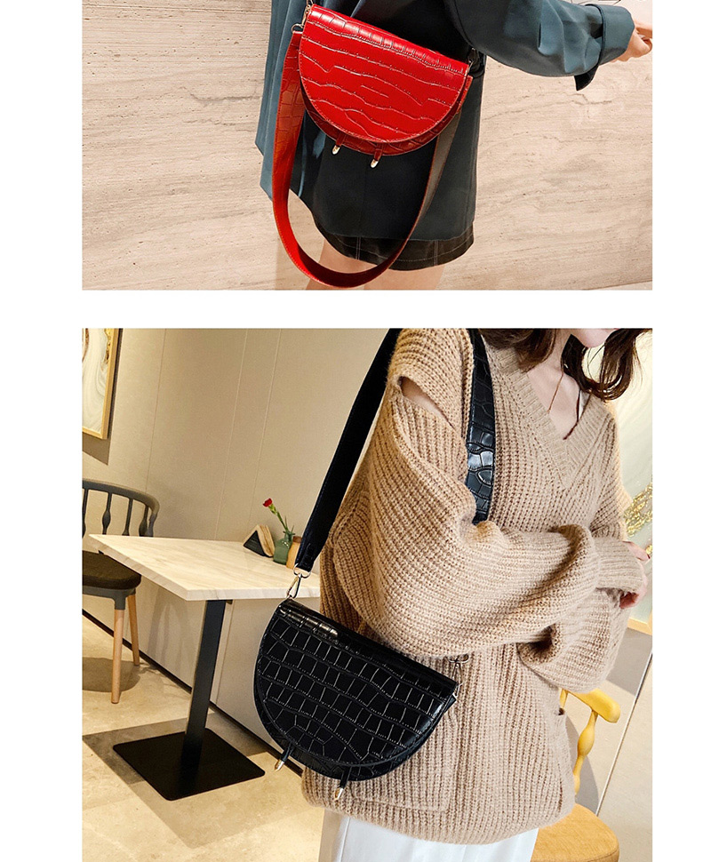 Fashion Brown Stone Pattern Shoulder Messenger Bag,Shoulder bags