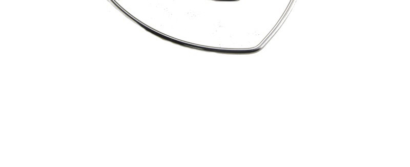 Fashion Platinum-plated Stainless Steel Heart Earrings,Earrings