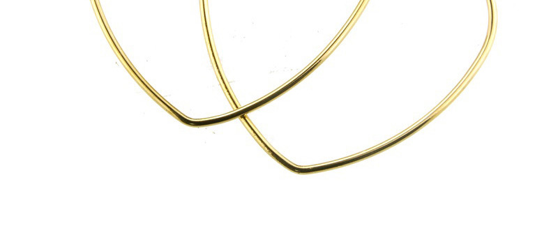 Fashion Gold Plating Stainless Steel Heart Earrings,Earrings
