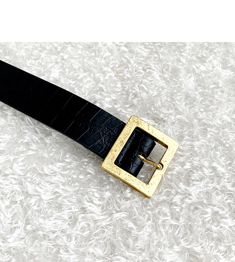 Fashion  Alloy Pu Chain Stitching Belt,Wide belts