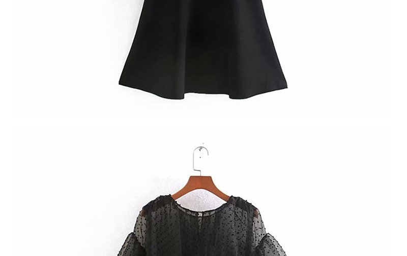 Fashion Black Patchwork Dress,Mini & Short Dresses