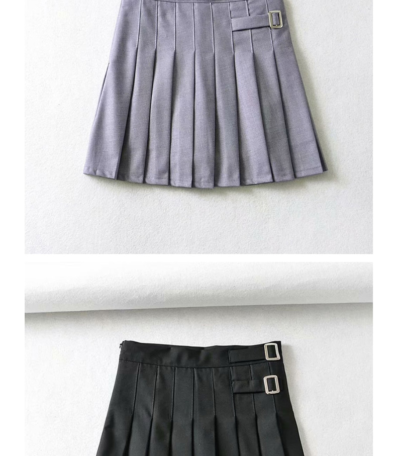 Fashion Black Pleated Skirt,Skirts