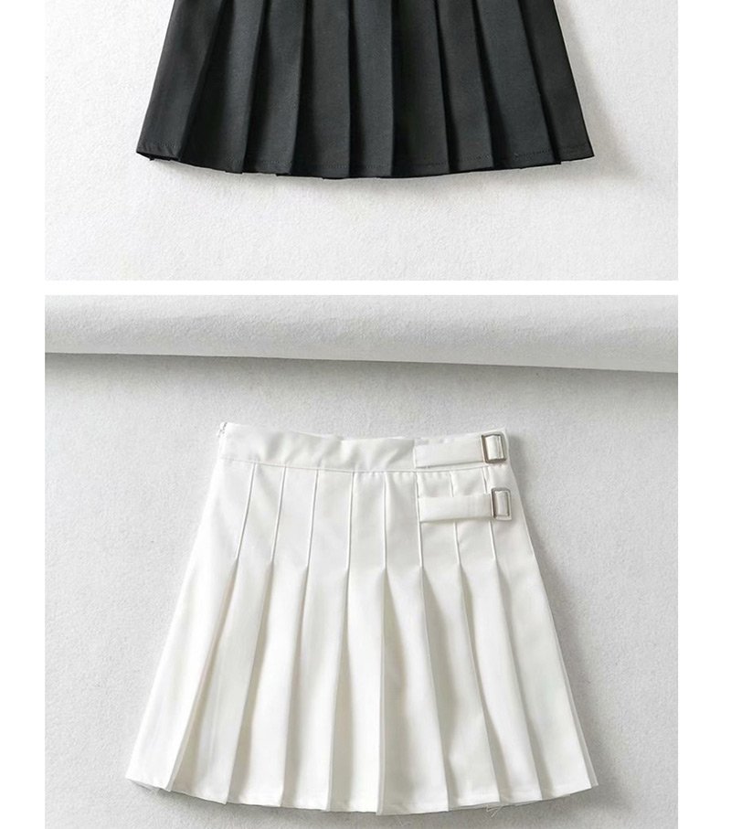 Fashion Black Pleated Skirt,Skirts