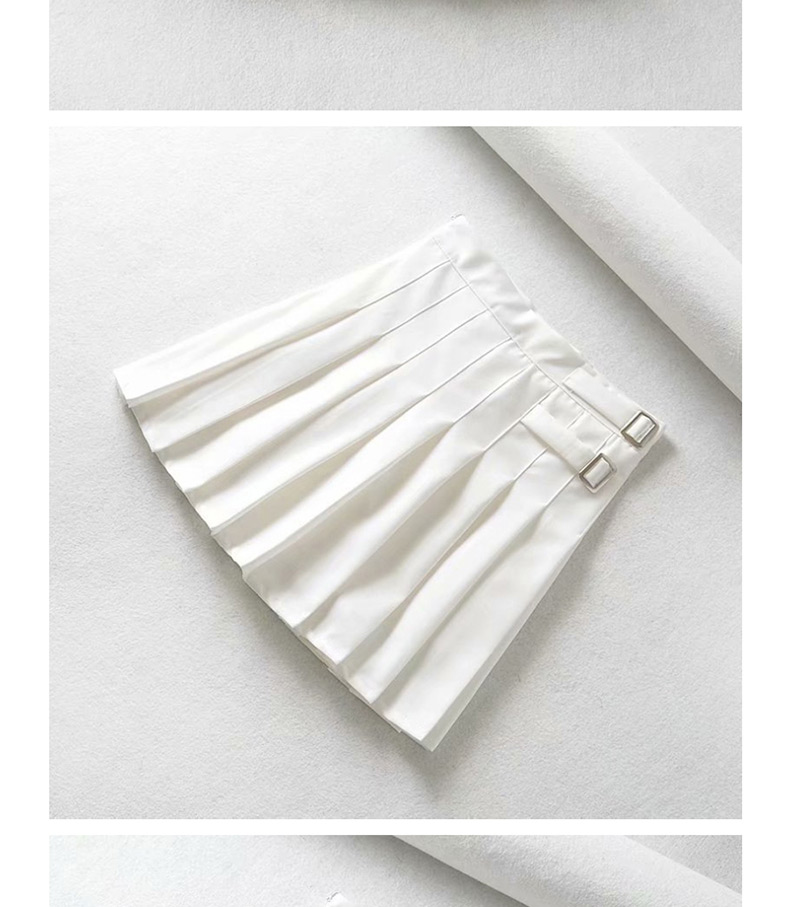 Fashion Gray Pleated Skirt,Skirts