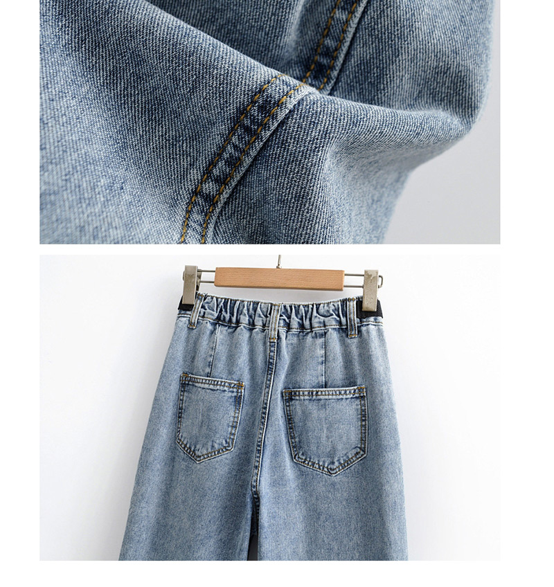 Fashion Blue Washed Jeans,Denim