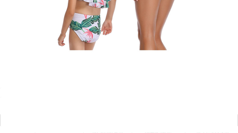 Fashion Green Foliage Print Flash Bikini Adult,Swimwear Sets