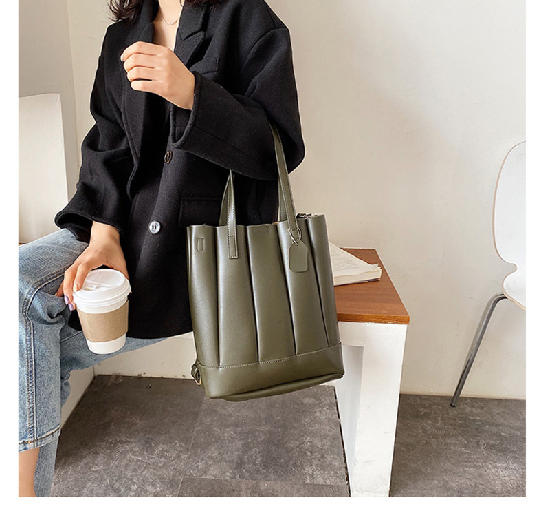 Fashion Coffee Color Pleated Panel Shoulder Bag,Messenger bags