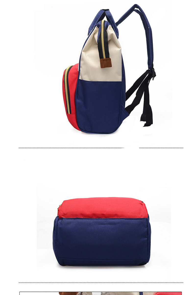 Fashion Color Matching Contrast Stitching Mummy Bag,Shoulder bags
