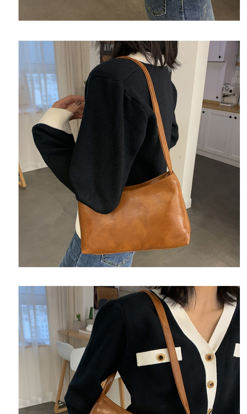 Fashion Light Brown Soft Leather Shoulder Bag,Shoulder bags