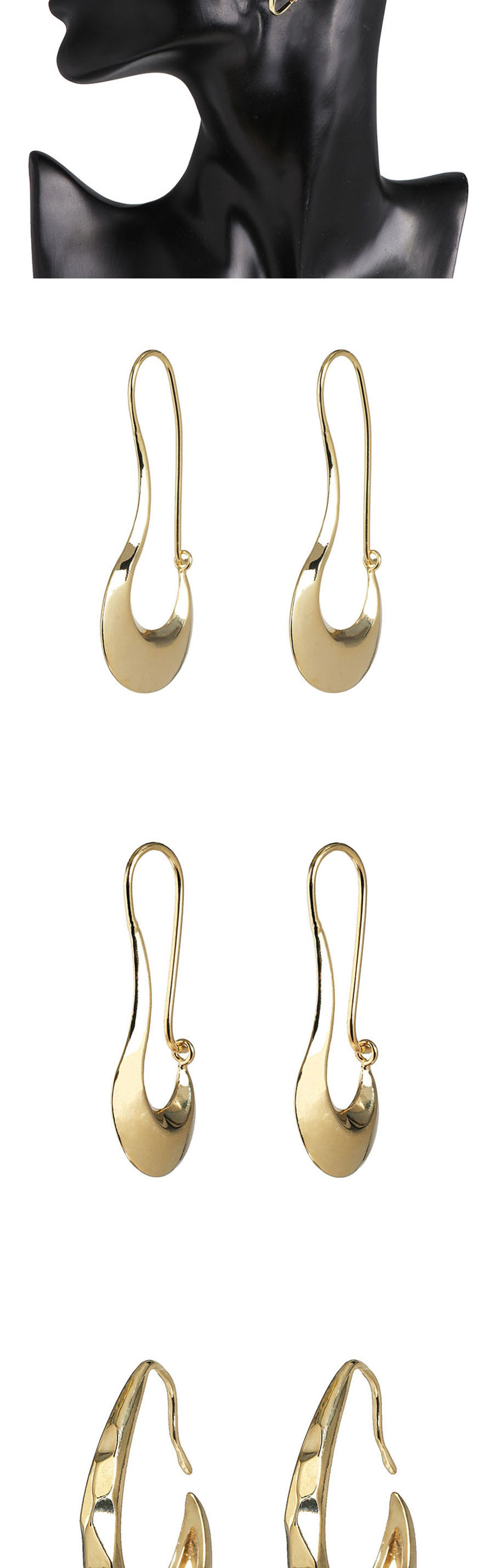 Fashion Golden Eye Diamond Earrings,Drop Earrings